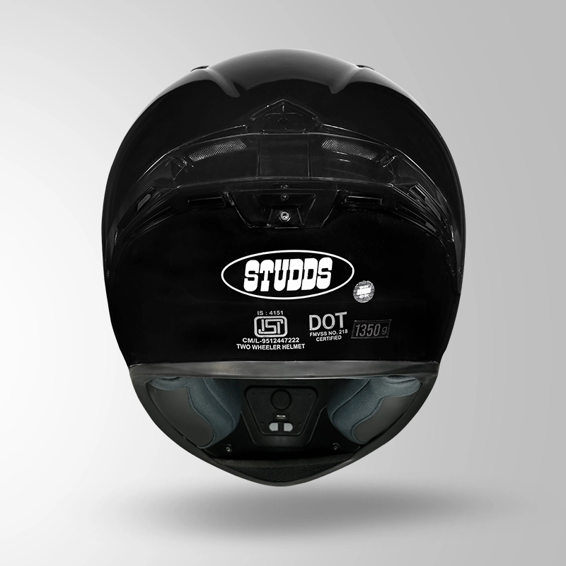 STUDDS THUNDER BLACK C/V 600 MM (XL) WITH SMOKY SPOILER