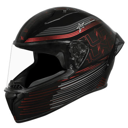 STUDDS THUNDER D12 BLACK/RED N5 YELLOW XL