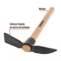 Talacho-pico, mango de madera, 14' - TJA-2 / 10927