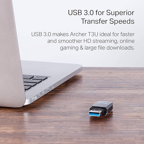 TP-Link AC1300 Mini Wireless MU-MIMO USB Adapter - TL-ARCHER T3U TP-Link AC1300 Mini Wireless MU-MIMO USB Adapter - TL-ARCHER T3U