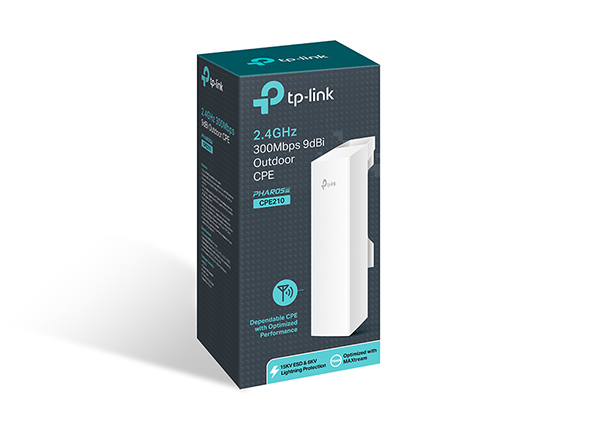 TP-Link 2.4GHz 300Mbps 9dBi Outdoor CPE - TL-CPE210 TP-Link 2.4GHz 300Mbps 9dBi Outdoor CPE - TL-CPE210