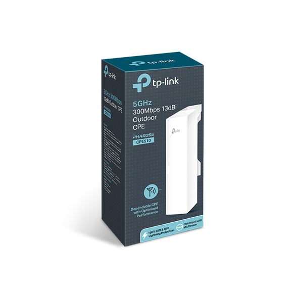 TP-Link 5GHz 300Mbps 13dBi Outdoor CPE - TL-CPE510 TP-Link 5GHz 300Mbps 13dBi Outdoor CPE - TL-CPE510