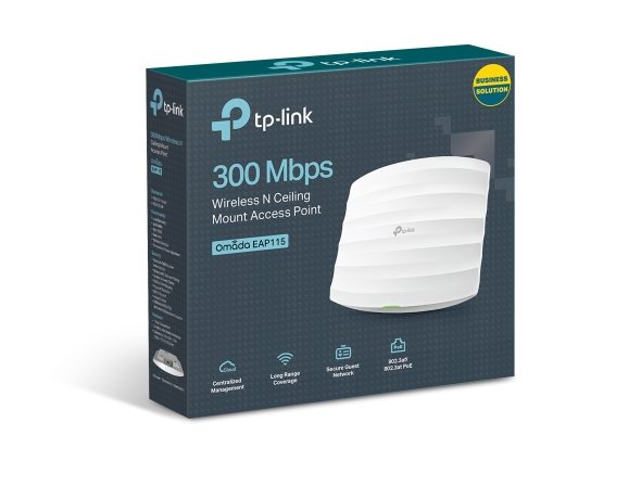 TP-Link 300Mbps Wireless N Ceiling Mount Access Point - TL-EAP115 TP-Link 300Mbps Wireless N Ceiling Mount Access Point - TL-EAP115