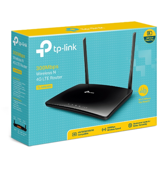 TP-Link 300Mbps Wireless N 4G LTE Router - TL-MR6400