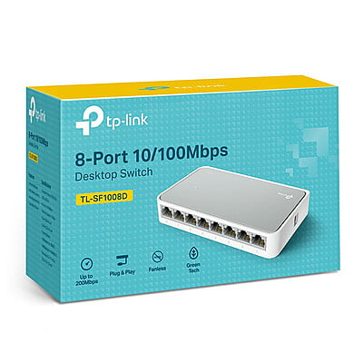 TPLINK 8-Port 10/100Mbps Desktop Switch | TL-SF1008D