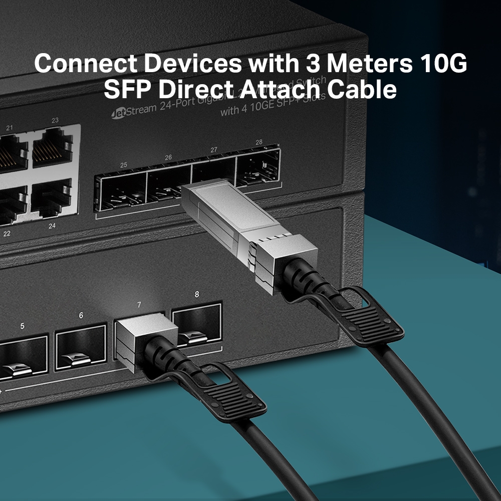 3M Direct Attach SFP+ Cablefor 10 Gigabit Connections
