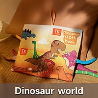 TUMAMA KIDS Tail cloth book - Dinosaur TUMAMA KIDS Tail cloth book - Dinosaur