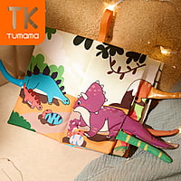 TUMAMA KIDS Tail cloth book - Dinosaur TUMAMA KIDS Tail cloth book - Dinosaur