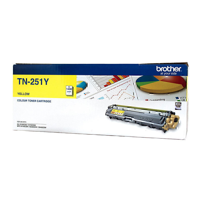 TN-251 Yellow Premium Original Brother Toner Cartridge