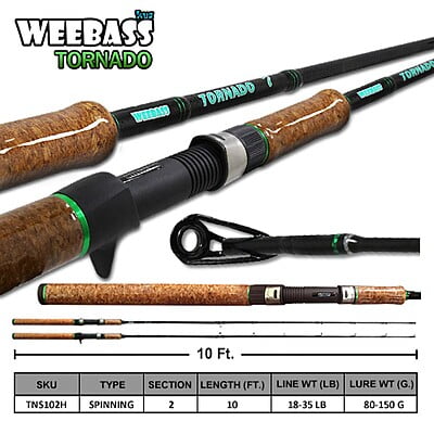 WEEBASS คัน -  รุ่น TORNADO TNS1002H