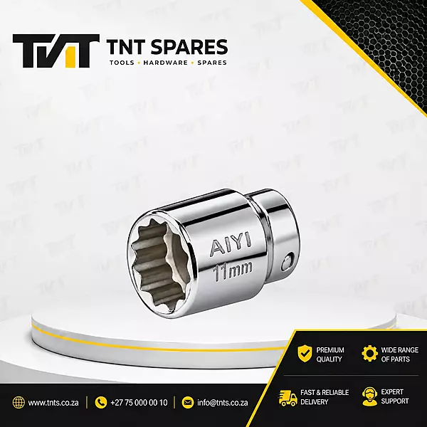 11mm AIYI 1/2-Inch Drive 12-Point Bi-H aanvraagShort Socket
