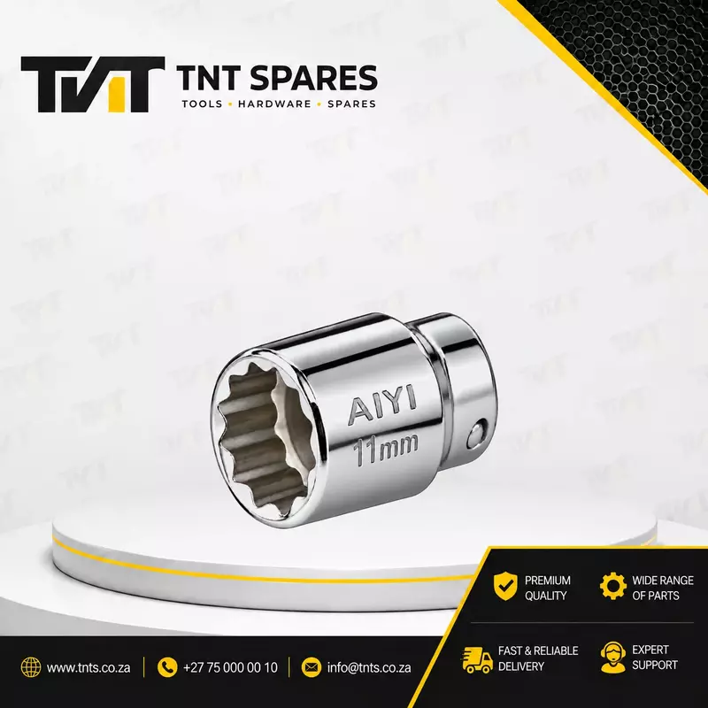11mm AIYI 1/2-Inch Drive 12-Point Bi-H aanvraagShort Socket