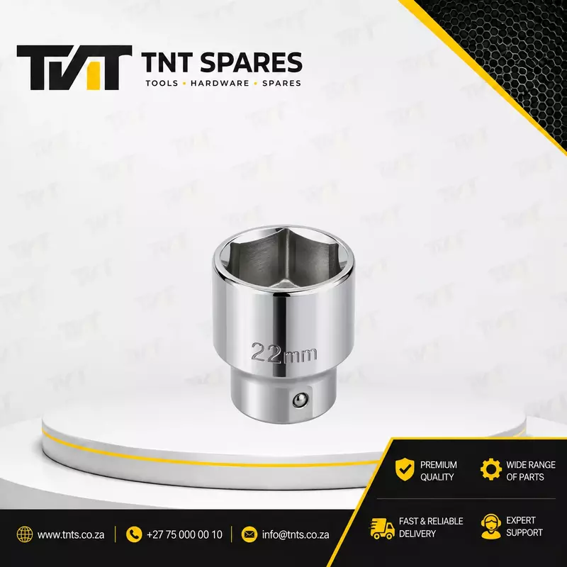 22mm Silver Short Socket