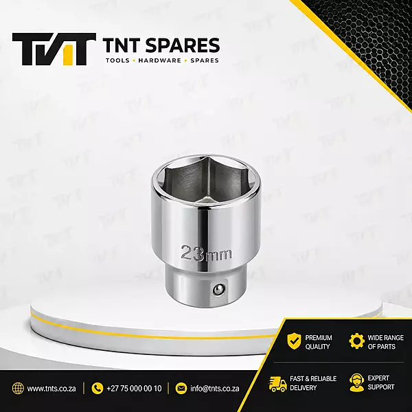 23mm 1/2" Drive 6-Point Socket