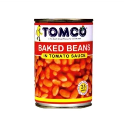 TOMCO BAKED BEANS 12X410G TRAY