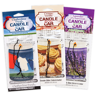 Smoke Odor Car Fresheners - 72ct Display