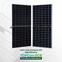 WAAREE 3 KW On Grid Bifacial Topcon DCR Solar Kit