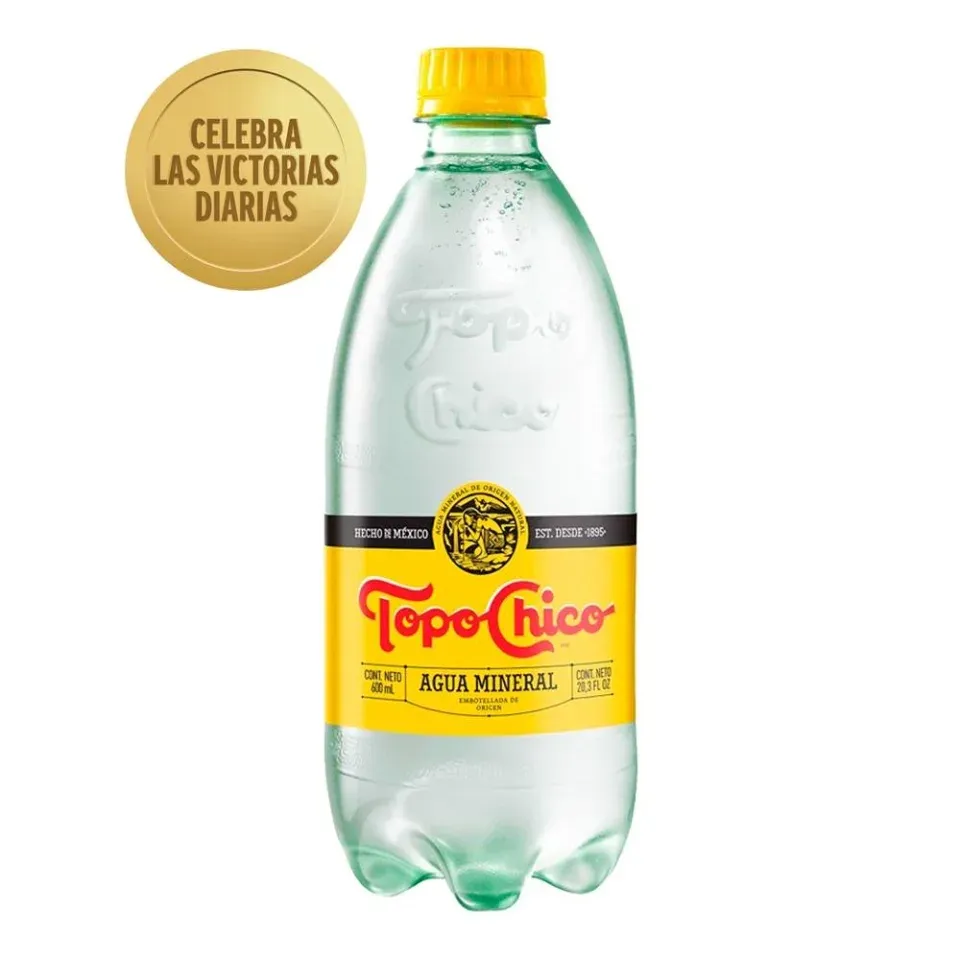 TOPO CHICO AGUA MINERAL 600 ML