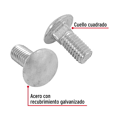 Bolsa con 60 tornillos 7/16' x 1' tipo coche - TORC-7/16X1 / 44737