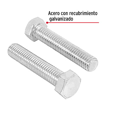 Bolsa con 20 tornillos 1/2' x 2-1/2' tipo máquina - TORM-1/2X2-1/2 / 44595