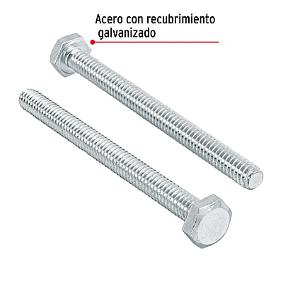 Bolsa con 50 tornillos 1/4' x 3' tipo máquina - TORM-1/4X3 / 44563 Bolsa con 50 tornillos 1/4' x 3' tipo máquina - TORM-1/4X3 / 44563