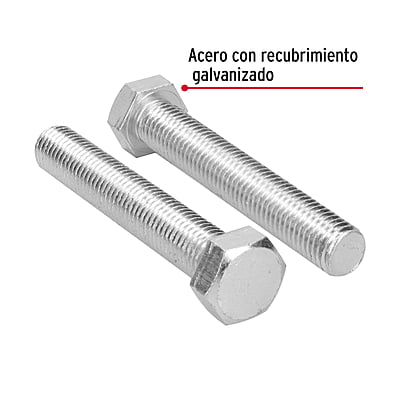Tornillo tipo máquina, 3/4 x 4-1/2', bolsa con 4 pzas - TORM-3/4X4-1/2 / 44707