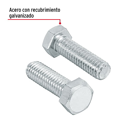 Bolsa con 40 tornillos 3/8' x 1-1/4' tipo máquina - TORM-3/8X1-1/4 / 44576