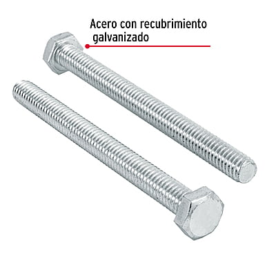 Bolsa con 50 tornillos 5/16' x 3-1/2' tipo máquina - TORM-5/16X3-1/2 / 44572