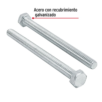 Bolsa con 50 tornillos 5/16' x 4' tipo máquina - TORM-5/16X4 / 44573