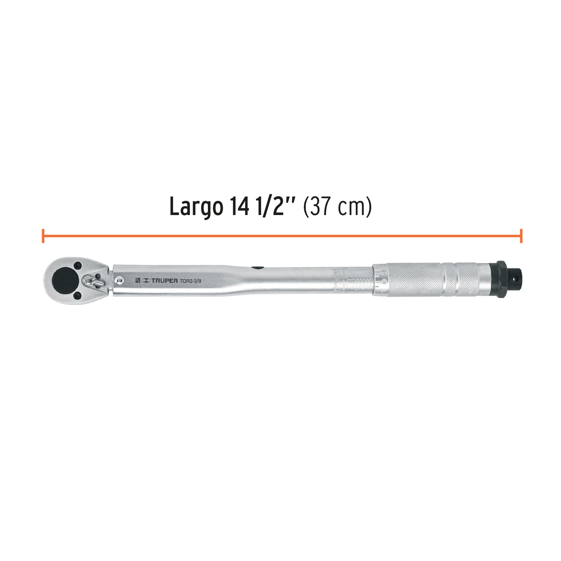 Torquímetro de trueno, dos lecturas, para dados cuadro 3/8' - TORQ-3/8 / 13567