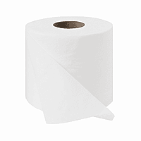 Toilet Paper Virgin 1-Ply, 4.3" x 3.5", 1000 Sheets - 96 Rolls/Case