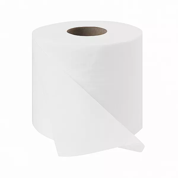 Toilet Paper Virgin 1-Ply, 4.3" x 3.5", 1000 Sheets - 96 Rolls/Case
