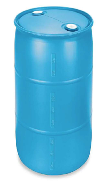 TAMBO DE 55 GALONES AZUL CERRADO