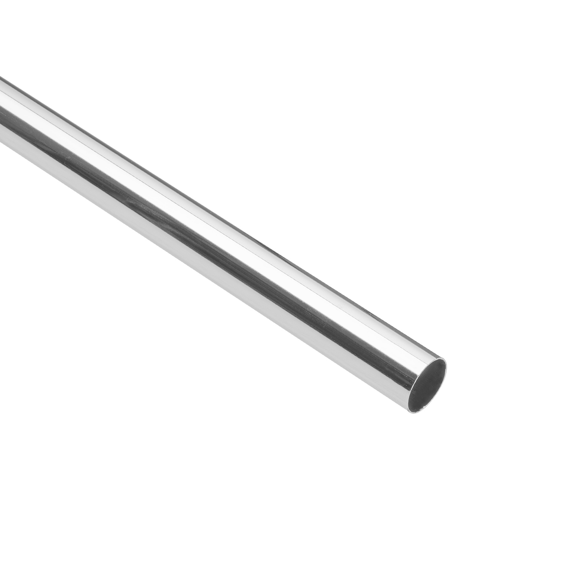 Tubo redondo para clóset, 1.8 m, acero cromado, HERMEX - TR-518 / 45893