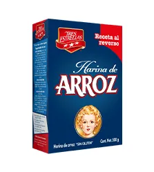 TRES ESTRELLAS HARINA DE ARROZ 500 G
