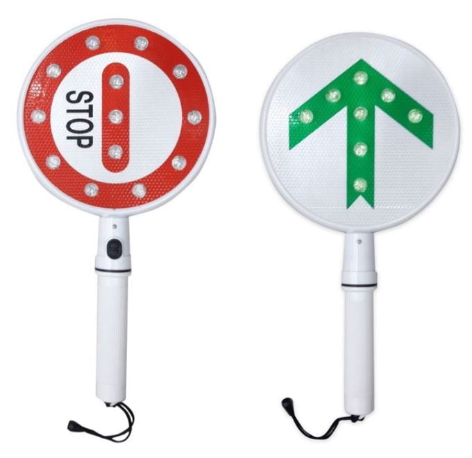 TRAFFIC SIGN PADDLE LED