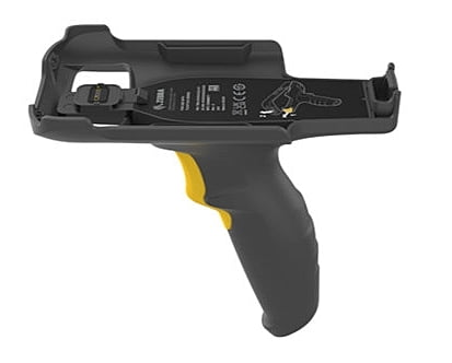 TC53 / TC58, TC53e / TC58e / TC53e-RFID electric trigger handle. Requires a rugged boot SG-NGTC5EXO1-01 . Optional wrist band SG-PD40-WLD1-01 is also available.