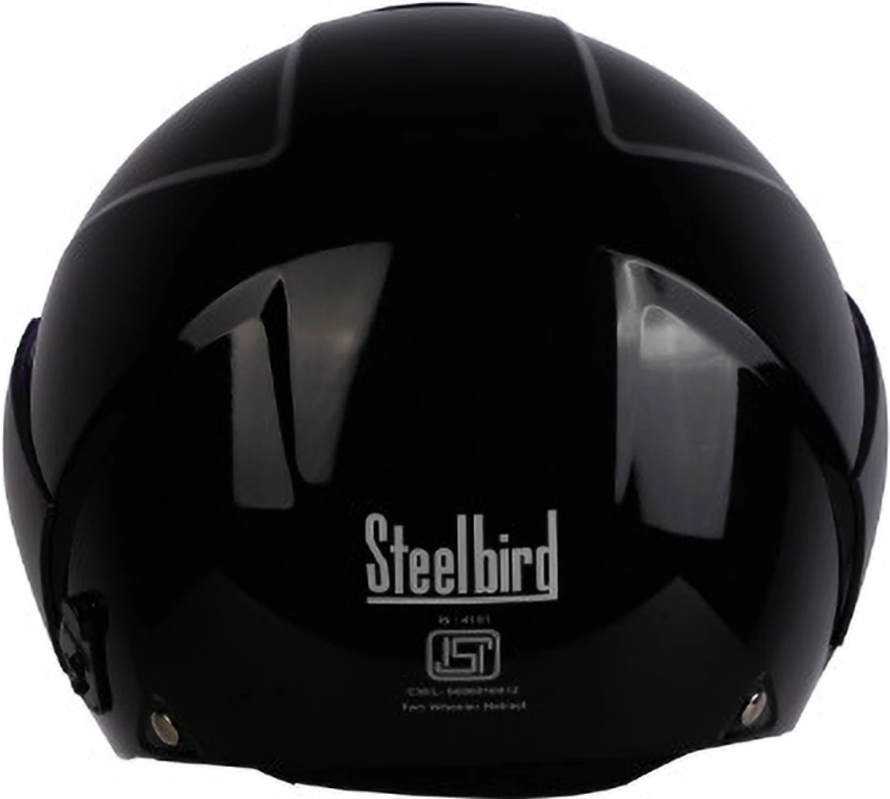 STEELBIRD SBH-5 TRIPLE NINE GLOSSY BLACK C/V 580 MM STEELBIRD SBH-5 TRIPLE NINE GLOSSY BLACK C/V 580 MM
