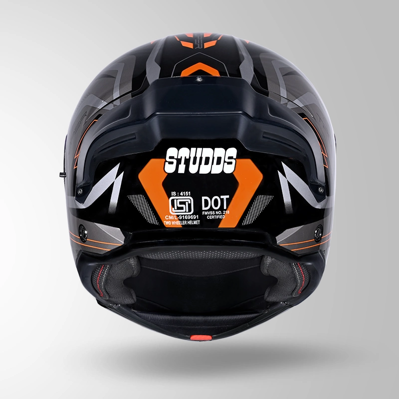 STUDDS TROOPER  D3 BLACK N10 ORANGE L