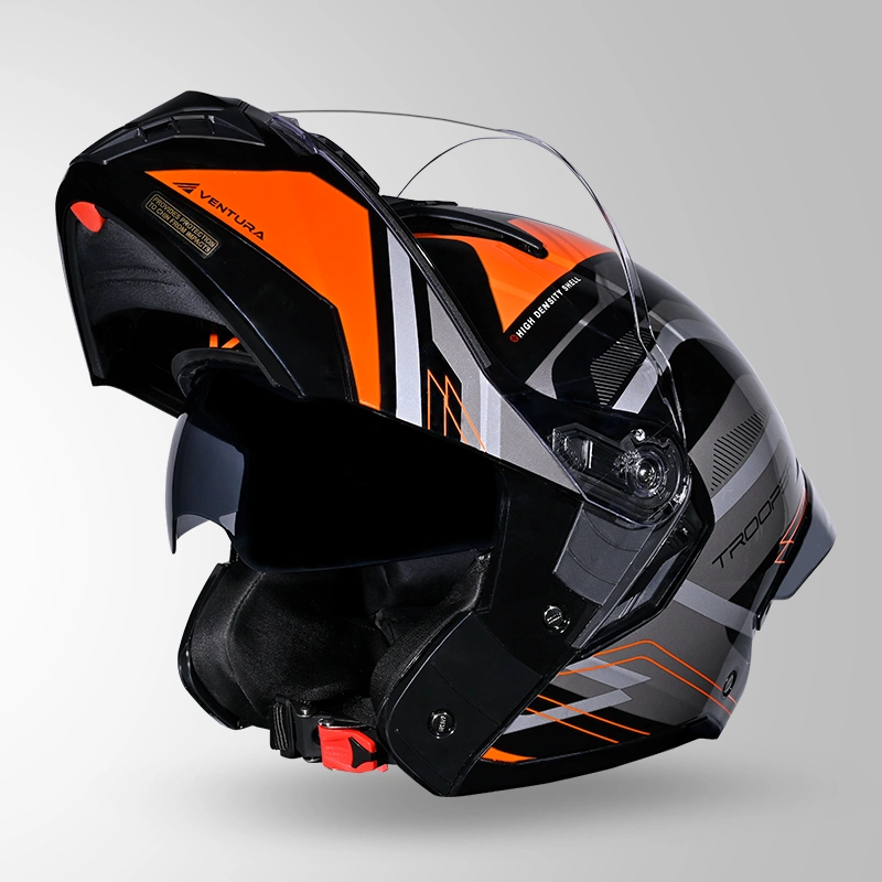 STUDDS TROOPER  D3 BLACK N10 ORANGE L