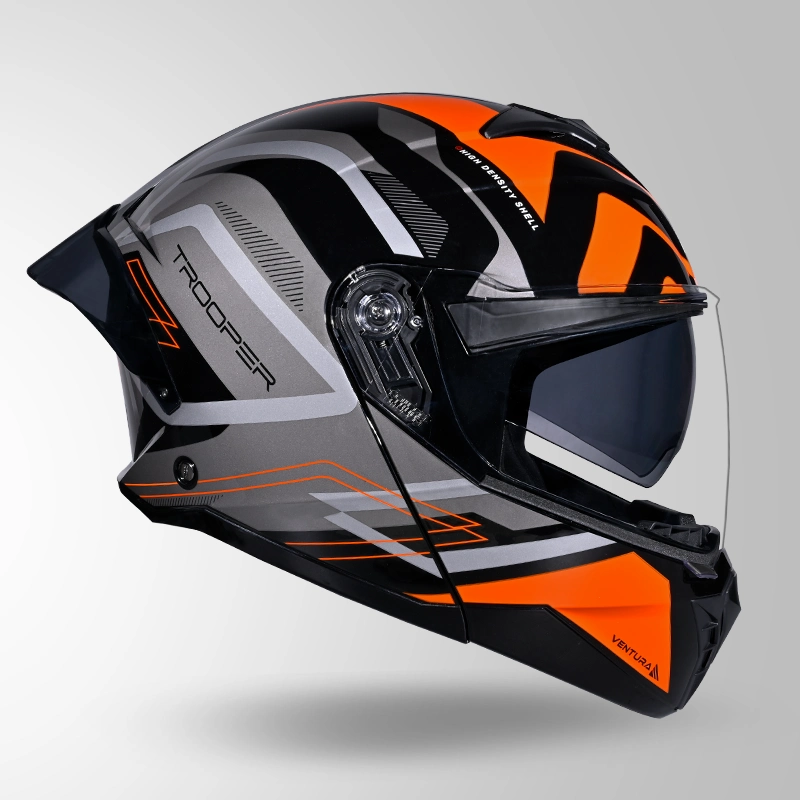 STUDDS TROOPER  D3 BLACK N10 ORANGE L