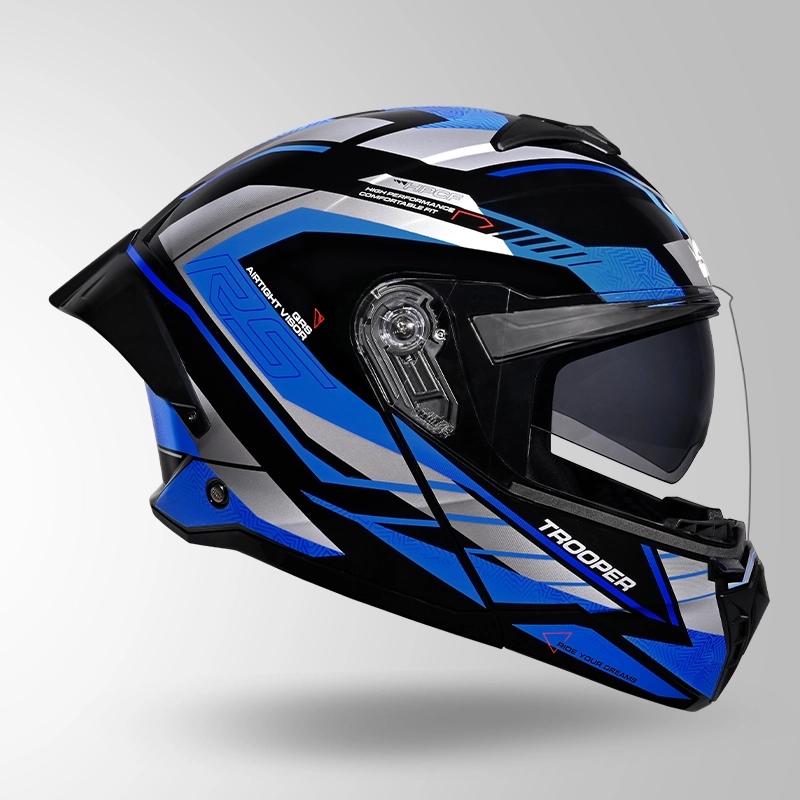 STUDDS TROOPER RACE D4 BLACK/GREY N1 BLUE L