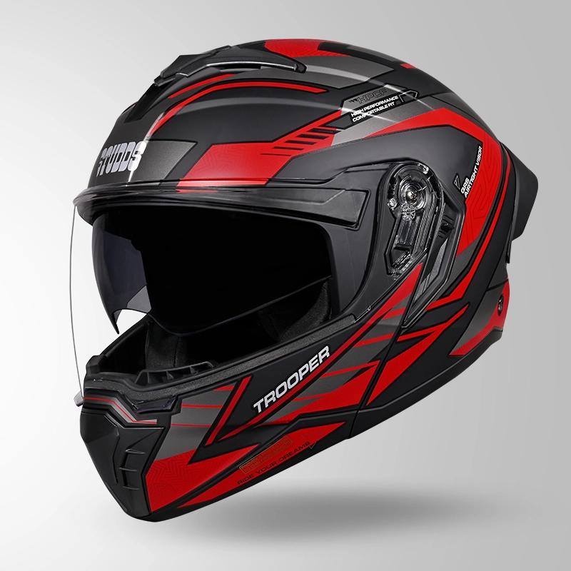 STUDDS TROOPER RACE D4 MATT BLACK N2 RED M STUDDS TROOPER RACE D4 MATT BLACK N2 RED M