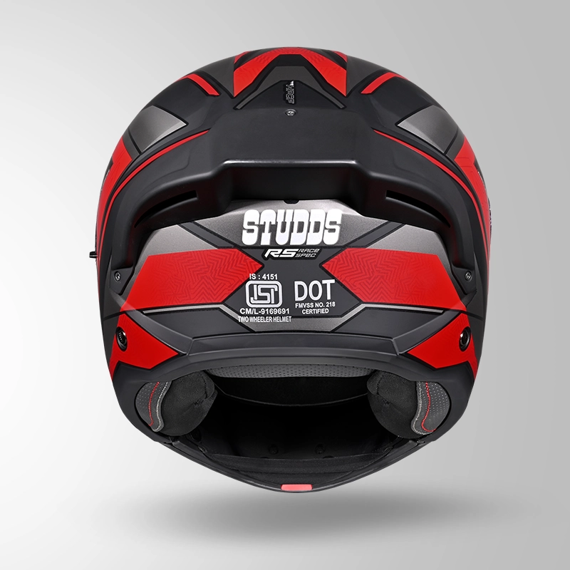 STUDDS TROOPER RACE D4 MATT BLACK N2 RED M STUDDS TROOPER RACE D4 MATT BLACK N2 RED M