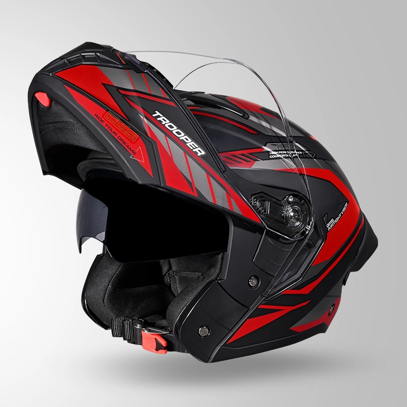 STUDDS TROOPER RACE D4 MATT BLACK N2 RED M STUDDS TROOPER RACE D4 MATT BLACK N2 RED M