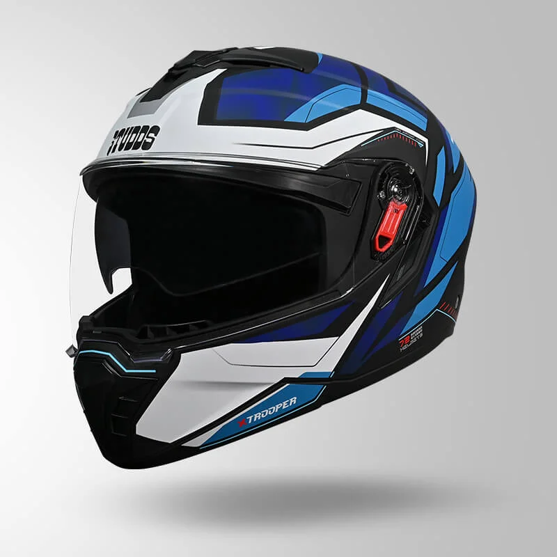 STUDDS TROOPER D2 MATT BLACK N1 BLUE L STUDDS TROOPER D2 MATT BLACK N1 BLUE L