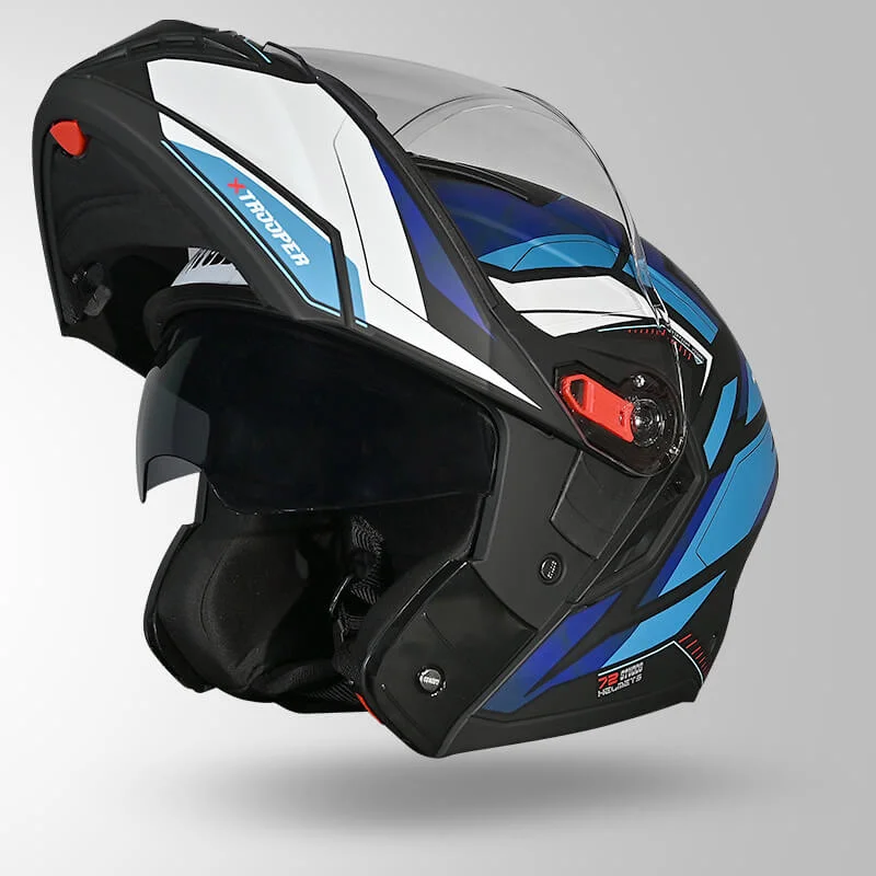 STUDDS TROOPER D2 MATT BLACK N1 BLUE L STUDDS TROOPER D2 MATT BLACK N1 BLUE L