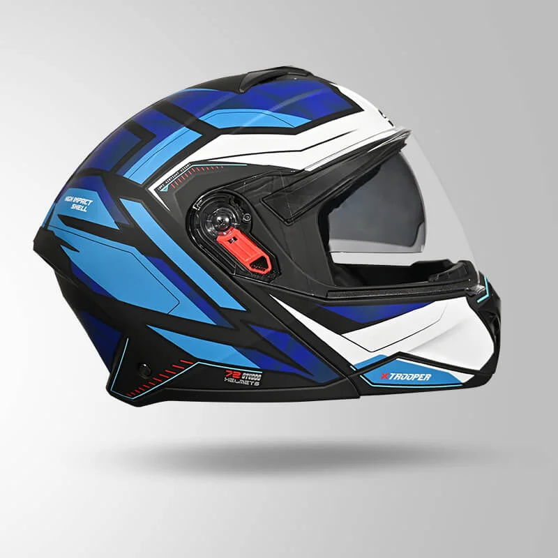 STUDDS TROOPER D2 BLACK N1 BLUE D/V (XL) STUDDS TROOPER D2 BLACK N1 BLUE D/V (XL)