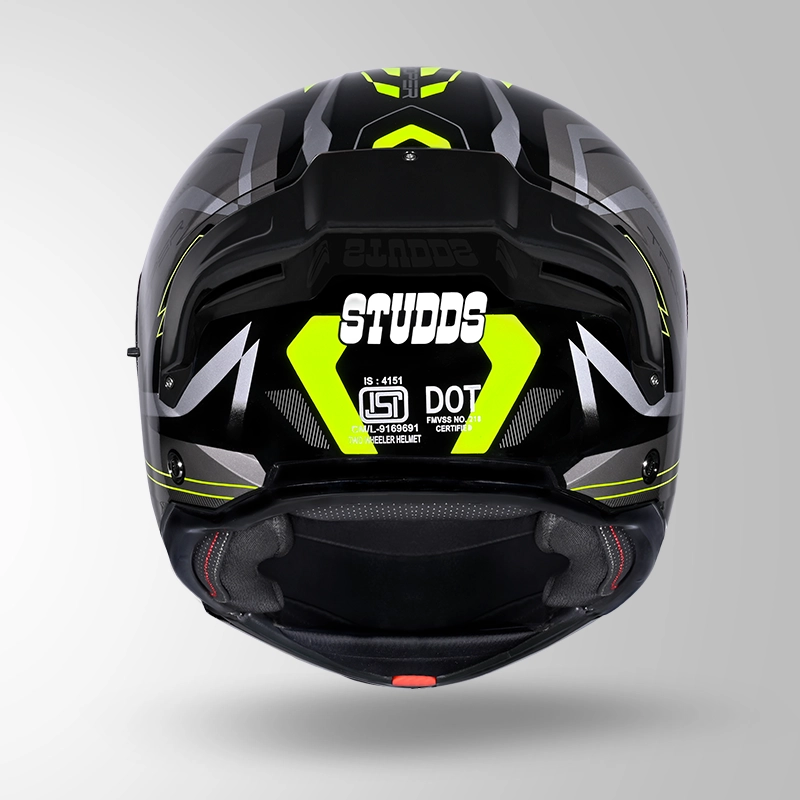 STUDDS TROOPER D3 MATT BLACK N5 YELLOW XL STUDDS TROOPER D3 MATT BLACK N5 YELLOW XL