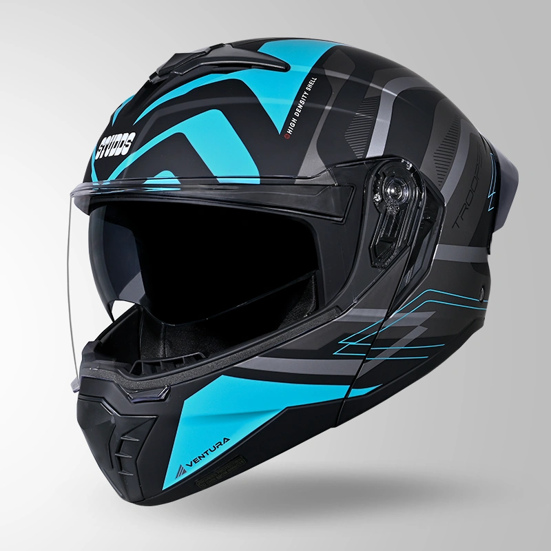 STUDDS TROOPER  D3 MATT BLACK N1 BLUE L